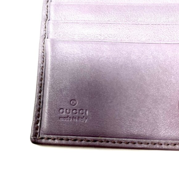 GUCCI: Canvas Compact Wallet - Picture 8 of 9